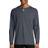 Hanes Beefy-T Henley Long-Sleeve T-shirt - Slate Heather