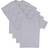 Hanes Essential-T Short Sleeve T-shirt 4-pack - Light Steel