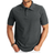 Hanes FreshIQ X-Temp Pique Polo Shirt - Charcoal Heather