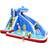 Costway Inflatable Water Slide Shark Bounce House Castle without Blower