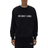 Helmut Lang Cotton Logo Print Crewneck Sweatshirt - Black