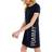 Tommy Hilfiger Vertical Logo Dress - Sky Captain