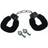 Sex & Mischief S&amp,M Furry Handcuffs: Black