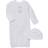 Little Me Welcome To The World Sleeper Gown & Hat - White