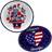 Certified International Stars & Stripes Serving Platter & Tray 2pcs