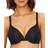 Hanes Ultimate ComfortBlend T-shirt Underwire Bra - Stripe Black