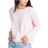 Hanes Women's Comfortsoft Ecosmart Crewneck Sweatshirt - Pale Pink