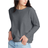 Hanes Women's Comfortsoft Ecosmart Crewneck Sweatshirt - Slate Heather
