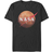 Nasa Mars Profile Swoosh Short Sleeve T-shirt - Black