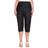 Alfred Dunner Classic Pull-On Capri - Black