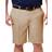 Haggar Big & Tall Cool 18 PRO Classic-Fit Stretch Flat-Front 9.5" Shorts - Khaki