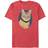 Fifth Sun Star Trek Captain Kirk Cat T-shirt - Red Heather