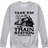 Airwaves Yellowstone Train Station Fleece Sweatshirt - Gray