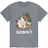 Airwaves Dr. Seuss The Grinch Sleigh'n It T-shirt - Gray