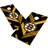 Victory Tailgate Boston Bruins Herringbone Design Cornhole Set