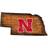 Fan Creations Nebraska Huskers Distressed State with Logo Sign Board