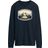 Airwaves Yellowstone Mountain Scene Long Sleeve T-shirt - Blue