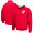 Colosseum Athletics Wisconsin Badgers Big & Tall Tortugas Quarter-Zip Jacket Sr