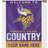 WinCraft Minnesota Vikings Personalized 1-Sided Vertical Banner