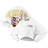 Spirit Jersey Women's LSU Tigers Raw Hem Cropped Long Sleeve T-shirt - White