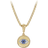 David Yurman Amulet Evil Eye - Gold/Blue/Diamonds