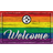 Fan Creations Pittsburgh Steelers Welcome Pride Sign