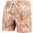 Wes & Willy Texas Longhorns Vintage Floral Swim Trunks - Texas Orange