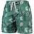 Wes & Willy Michigan State Spartans Vintage Floral Swim Trunks - Green