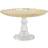 Vietri Rufolo Glass Gold Crocodile Small Cake Plate