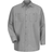 Red Kap Long-Sleeve Work Shirt - Light Grey