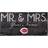 Fan Creations Cincinnati Reds Personalized Mr. & Mrs. Sign