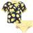 Hudson Baby Swim Rashguard Set - Navy Lemons (10325096)