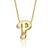 Alex Woo Philadelphia Phillies Little Logo 14k Yellow Gold Necklace