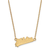 LogoArt Oakland Athletics Small Team Pendant Necklace W