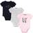 Hudson Short Sleeve Bodysuits 3-pack - Love Xoxo (10152959)