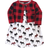 Hudson Baby Cotton Dress and Cardigan - Buffalo Plaid Moose (10159767)