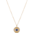 David Yurman Evil Eye Charm Necklace - Gold/Sapphire/Diamonds