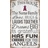 Fan Creations Los Angeles Angels Personalized In This House Sign