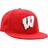 Top of the World Wisconsin Badgers Team Color Fitted Hat Men - Red