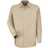 Red Kap Specialized Pocketless Work Shirt - Light Tan