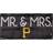 Fan Creations Pittsburgh Pirates Mr. & Mrs. Sign