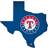 Fan Creations Texas Rangers Logo State Sign Board