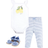 Hudson Bodysuit, Pants and Shoe 3-Piece Set - Lemon (10155958)