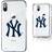 Strategic Printing New York Yankees iPhone X/Xs Logo Clear Case