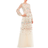 Mac Duggal Embroidered Blouson Sleeve Gown - Ivory