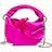 Jimmy Choo Bonny Small Satin Handbag - Fuchsia