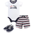 Hudson Bodysuit, Shorts and Shoe 3-Piece Set - Jaw-some (10153343)