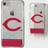 Strategic Printing Cincinnati Reds iPhone 6/6s/7/8 Logo Stripe Clear Case