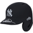 Fanatics New York Yankees Jasson Dominguez Autographed Rawlings Matte Black Mini Batting Helmet