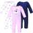 Baby Cotton Coveralls 3-pack - Little Llama ( 10117377)